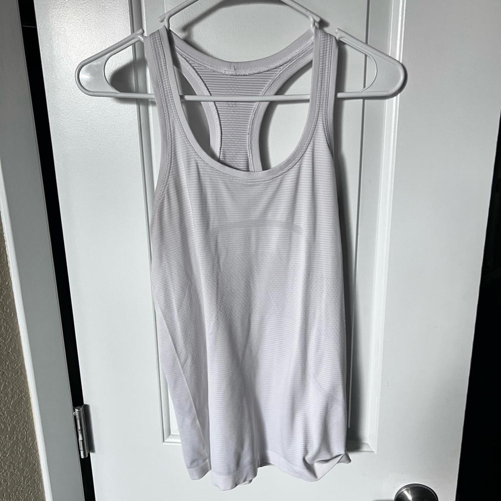 Lululemon white swiftly tank
